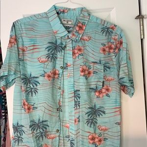 Billabong Tailored Fit Hawaiian Shirt Large